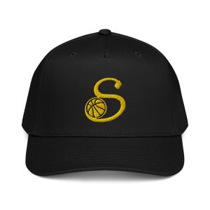 Gold S 5 panel cap