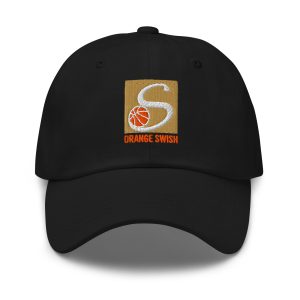 Orange Swish Dad hat