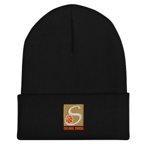 Orange Swish Cuffed Beanie