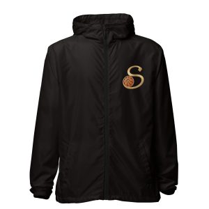 Gold S Unisex lightweight zip up windbreaker