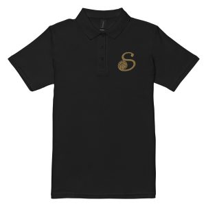 Gold S Women’s pique polo shirt